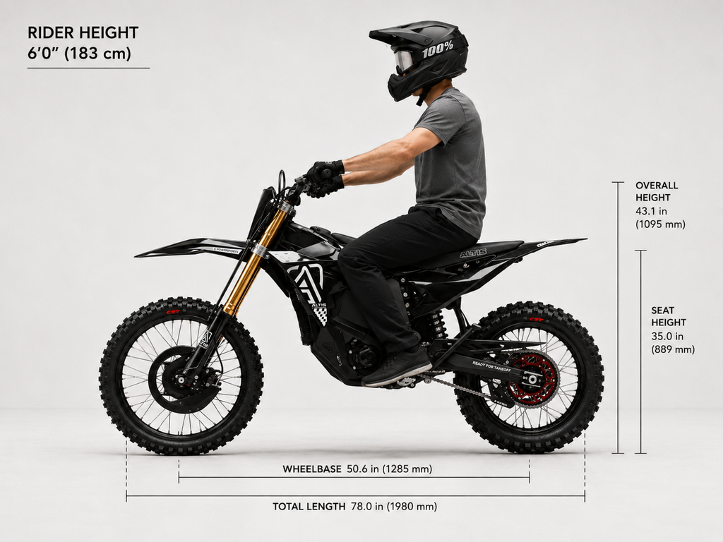 2026 Altis Sigma - Best Off-Road Dirt EBike - High Performance 98V