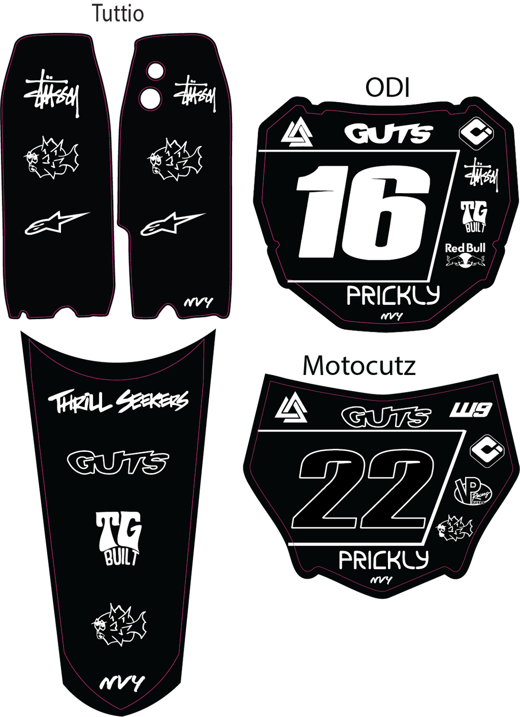 Tuttio Value Decal Kit