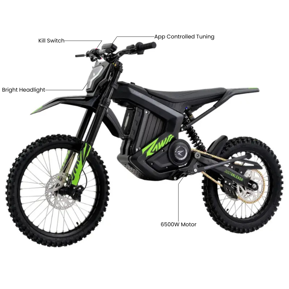 Rawrr Mantis X - 72V Off-Road Dirt eBike for Adults