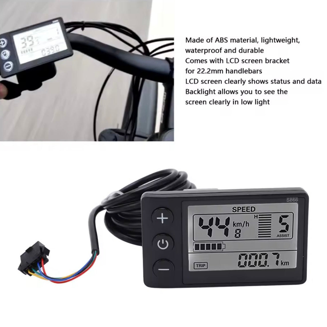 S866 Display for Ridstar/YVY