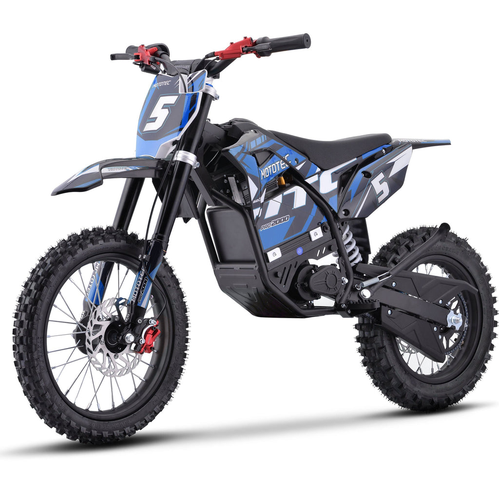 60V 2 kW Lithium Electric Dirt Bike (2,000 Watts)