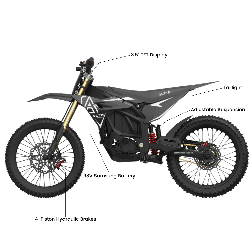 2026 Altis Sigma - Best Off-Road Dirt EBike - High Performance 98V