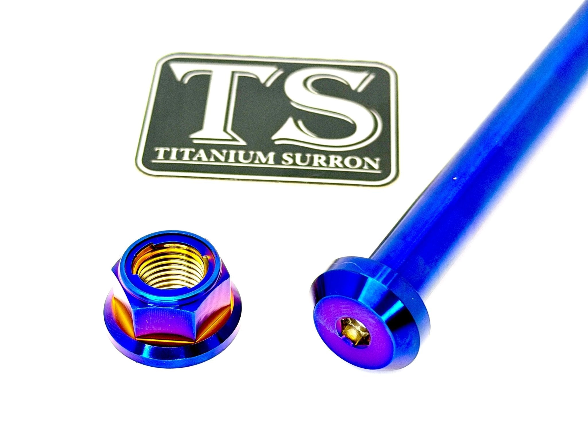 Titanium Rear Axle/ Nut - E-Ride Pro (all models)